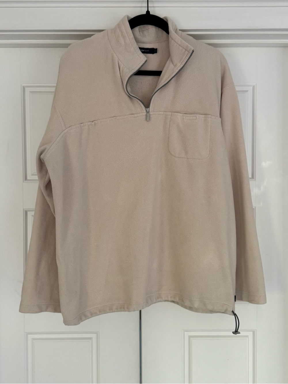 Zegna Sport Fleece Quarter Zip, Large